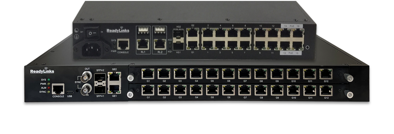ReadyLinks Ethernet series 1U rack-mount switches